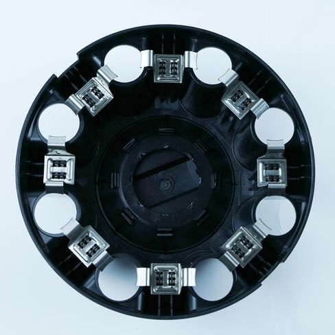 2PCS 19-25 F250 F350 Super Duty Gloss Black Rear Center Wheel Cover Hub Caps Replace KC3Z-1130-B in Saudi Arabia