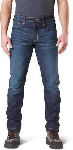 5.11 Tactical Men’s Slim Fit Defender-Flex Jean - 7-Pocket Mechanical Stretch Denim Performance Utility Pants, Style 74465ABR in Saudi Arabia