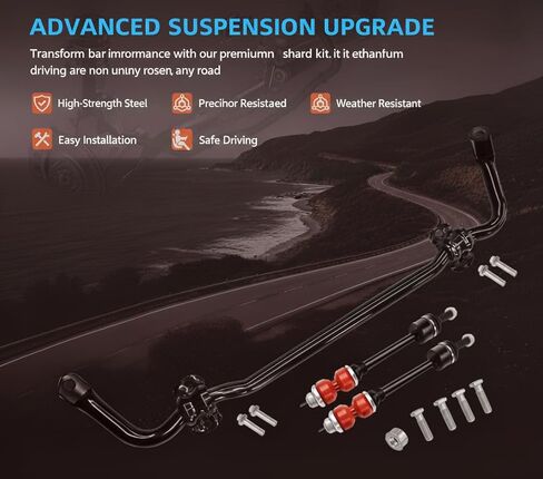 YVZ 55398938ac Front Suspension Stabilizer Bar and Front Sway Bar Link Kit with Bushing Kit Fit For 2009-2010 Dodge Ram 1500,2011-2018 Ram 1500,2019-2022 Ram 1500 Classic 4WD # 55398938AB in Kuwait