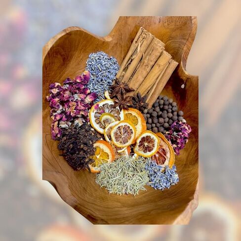 Kejora USA Handcrafted Potpourri Kit (Dried Citrus, Rose Buds, Lavender, Cinnamon, Star Anise, Cloves, Rosemary, All Star Spice) – Simmer, Art, Craft, Decor, Gift, Garnish etc -Mix and Match in Saudi Arabia