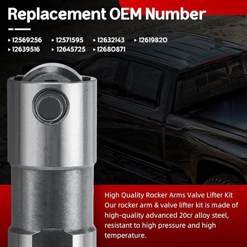 16Pcs Active Fuel Management Valve Hydraulic Roller Lifters and Guide Trays Compatible with Chevy GMC Cadillac Buick Pontiac 4.3L 5.3L 6.0L 6.2L OE#12569256 12645725 12680871 in Kuwait