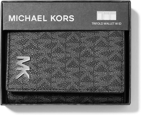Michael Kors Men's Trifold W/Id Wallet/Solid MK Signature Small in Saudi Arabia