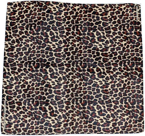 Novelty Bandanas 100% Cotton, Head Wrap 22" x 22" (LEOPARD, 22 X 22 in) in Saudi Arabia