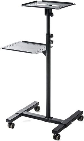 EERINESS Projector Stand Universal Projector Stand Bracket with Tray Mounted Universal Wheel Household Bedside Mobile Rotary Lifting Office Conference Room Projector Stand Tripod in Saudi Arabia