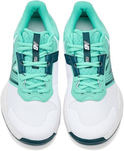 حذاء تنس نسائي من New Balance 696v6، Nb 102 أبيض/نهاية عميقة، 10 XW in Saudi Arabia