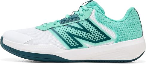 حذاء تنس نسائي من New Balance 696v6، Nb 102 أبيض/نهاية عميقة، 10 XW in Saudi Arabia