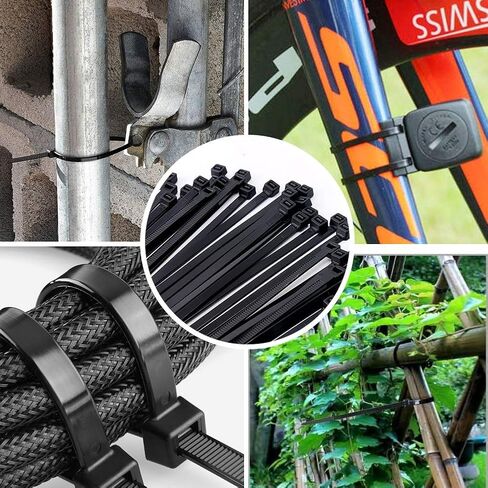 ربطات عنق بسحاب شديدة التحمل، على الطريق 60 قطعة متعددة الأغراض من النايلون للأشعة فوق البنفسجية، عرض 30.48 سم، 0.51 بوصة مع قوة شد 250 رطل للمنزل الداخلي والخارجي in Kuwait