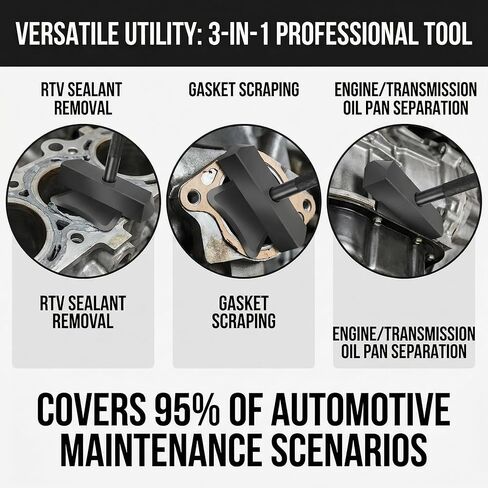 ناقل حركة السيارة، أداة فصل وعاء زيت المحرك، أداة مكشطة مزيل الحشية، أداة إزالة مانع التسرب RTV، مزيل الحشية، مكشطة فصل الحشية، إزالة مانع التسرب مناسبة لمعظم المركبات in Kuwait