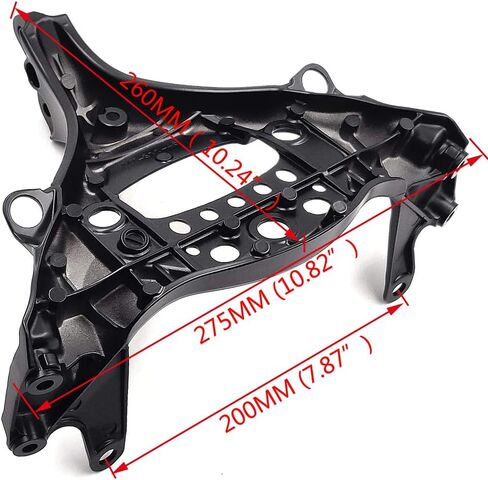 HTTMT- USMT311-045-BK دعامة علوية أمامية سوداء اللون متوافقة مع CBR1000RR /CBR1000RA 2017-2022 / CBR1000S1 2017-2019 سهلة التركيب [انظر الملاءمة] in Kuwait