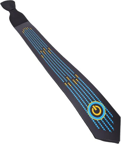 LED Tie, Voice Controlled Luminous Tie with Flexible LED Cold Light Technology, for Concert Bar Dancing Birthday Party Cosplay in Saudi Arabia
