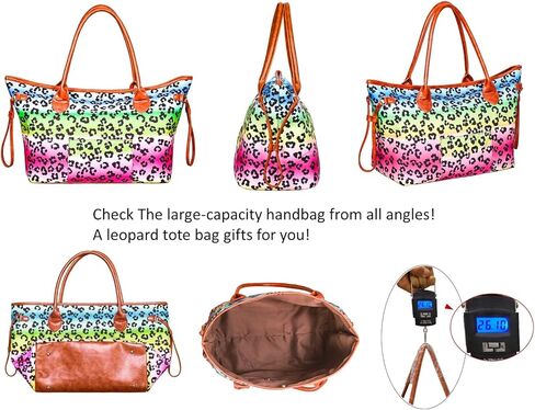 حقيبة يد نسائية كبيرة للشاطئ خفيفة الوزن وحقيبة كتف قماشية كاجوال مع هدايا بمقبض من الجلد الصناعي in Kuwait