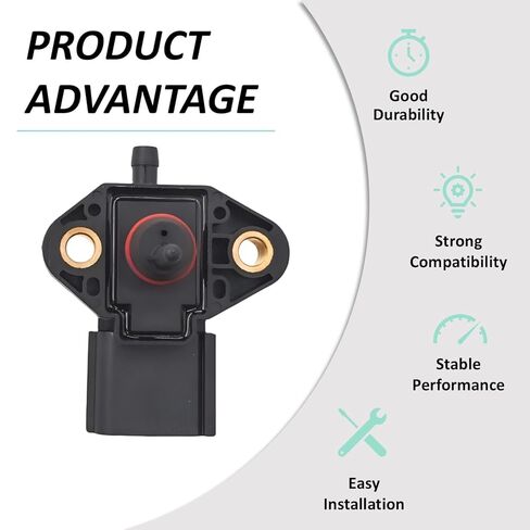 مستشعر ضغط حقن الوقود FPS5 - متوافق مع موديلات 2004-2012 Ford/Lincoln/Mercury - يستبدل 3F2Z-9G756-AC، 0261230093، CM5229 in Kuwait