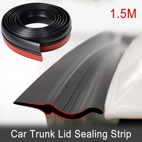 Car Rubber Sealing Strip Trunk Lid Gap Seal Strip Hatchback Upper Edge Trim Accessories in Saudi Arabia