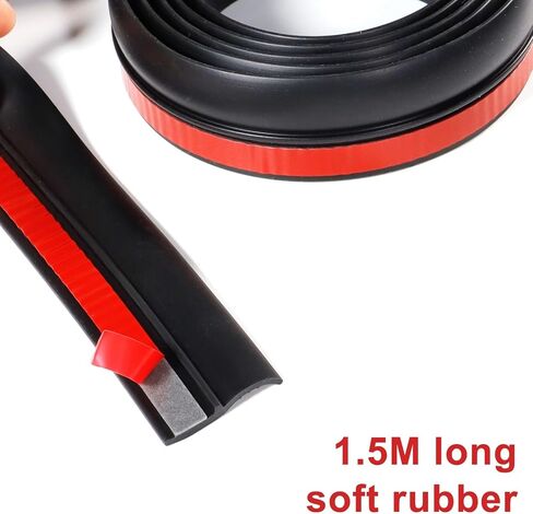 Car Rubber Sealing Strip Trunk Lid Gap Seal Strip Hatchback Upper Edge Trim Accessories in Saudi Arabia