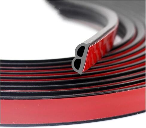 Car Door Edge Rubber Seal Strips B Type Engine Trunk Cover Sealing Strip Noise Insulation Sealants Accessori(5 Meters) in Saudi Arabia