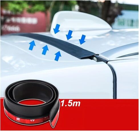 Car Trunk Lid Gap Seal Strip Accessori Rubber Hood Gap Filler Engine Cover Seal Strip in Saudi Arabia