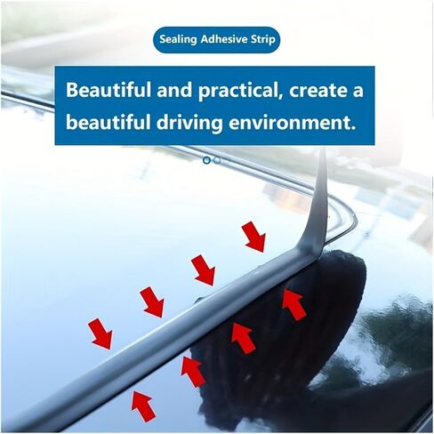 Car Trunk Lid Gap Seal Strip Accessori Rubber Hood Gap Filler Engine Cover Seal Strip in Saudi Arabia