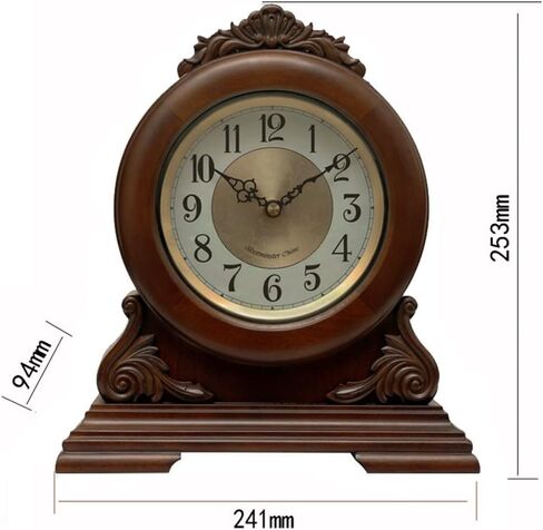European Clock, Antique Wooden Living Room in Saudi Arabia