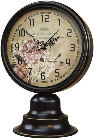 Metal European Vintage Nostalgia Clock Table in Saudi Arabia
