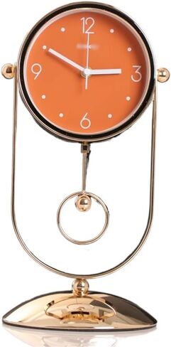 Clock Mute Desktop Quartz Watch Living Room Decorative(E) in Saudi Arabia