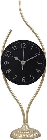 White European Iron Art Table Top Clock Seat Living Room Study Pendulum(E) in Saudi Arabia