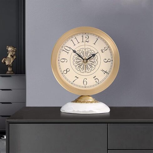 Copper Clock, Family Living Room, Table Top, Small Desk, Silent Sitting(E) in Kuwait