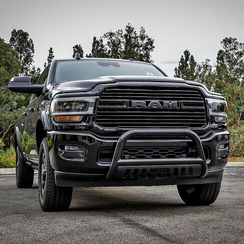 ويستن 31-4025 E-Series Bull Bar يناسب 2019-2024 رام 2500 3500 أسود in Kuwait