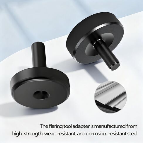 10 قطع 3/16 بوصة قالب مضيئة مزدوج، محولات فولاذية سوداء لأداة التوهج المزدوجة، موسع الأنابيب in Kuwait