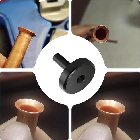 10 قطع 3/16 بوصة قالب مضيئة مزدوج، محولات فولاذية سوداء لأداة التوهج المزدوجة، موسع الأنابيب in Kuwait