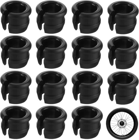 15 Pack Rim Adapters, Presta Valve Adapter, Presta to Schrader Valve Adapter, Bike Valves Stem Grommets for Bicycle Wheel Rim Conversion in Saudi Arabia