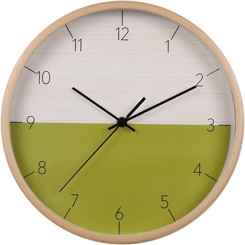 Home Wall Clock Wood Digital Living Room Decoration Silent Quartz(E) in Saudi Arabia