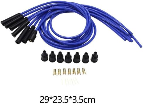 8mm HT Leads Spark Plug Wires For 6 Cylinder Cars Compatible With in Saudi Arabia