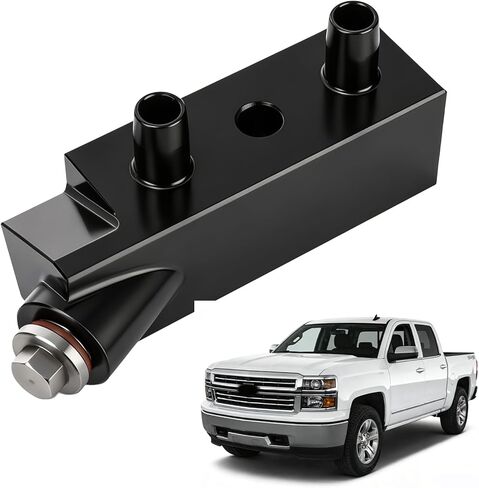 125068000 Automatic Transmission Fluid Thermal Bypass Valve Fit for GMC Sierra 1500 Yukon Tahoe Escalade GM 6L80 5.3L 6.2L 4.3L 2014-2018 Billet Aluminum, Maximize Cooler Flow & Reduce Overheating in Saudi Arabia