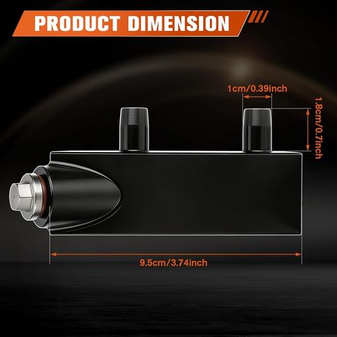 125068000 Automatic Transmission Fluid Thermal Bypass Valve Fit for GMC Sierra 1500 Yukon Tahoe Escalade GM 6L80 5.3L 6.2L 4.3L 2014-2018 Billet Aluminum, Maximize Cooler Flow & Reduce Overheating in Saudi Arabia