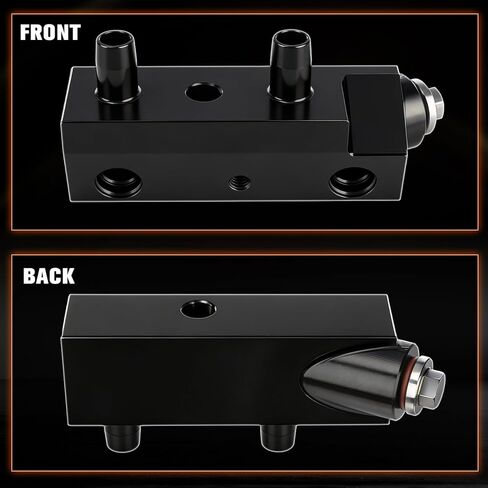 125068000 Automatic Transmission Fluid Thermal Bypass Valve Fit for GMC Sierra 1500 Yukon Tahoe Escalade GM 6L80 5.3L 6.2L 4.3L 2014-2018 Billet Aluminum, Maximize Cooler Flow & Reduce Overheating in Saudi Arabia