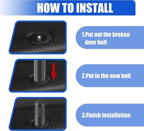 X AUTOHAUX No.72137-SDA-A00ZA Door Lock Rod Knob Door Locking Pin Pull Button Black for Honda Accord 2003-2007 for Honda Odyssey Touring 2005-2010 in Kuwait