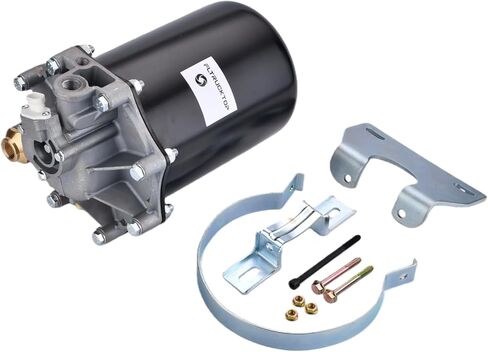 065225 AD-9 Air Dryer with Mounting Bracket Kit 12 Volt 12V AD9 Style Compatible with Bendix 065225, 107695, Haldex 109685X, 107695K，109685 F224680 26QE377 in Saudi Arabia
