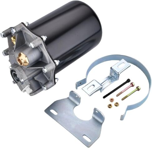 065225 AD-9 Air Dryer with Mounting Bracket Kit 12 Volt 12V AD9 Style Compatible with Bendix 065225, 107695, Haldex 109685X, 107695K，109685 F224680 26QE377 in Saudi Arabia