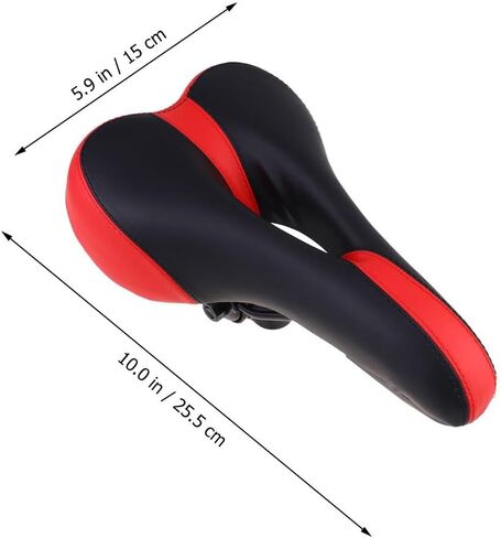 1pc Bicycle Seat Kids Gel Trail Bike Kids Seating Wide Bike Saddle Cushion MTB Saddle Thickened Saddle for Mountain Bike Comfortable Seat for Bikes Bike Seat Bike Cover Sponge in Saudi Arabia