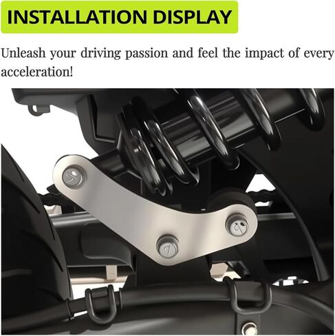 Rear Suspension Drop Lowering Link Kit for Kawasaki Vulcan S 650 2015-2021 Silver Stainless Steel in Saudi Arabia