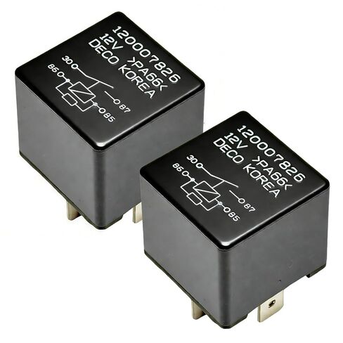 2 قطعة 120007826 12 فولت 40A 4-Pin مرحل مروحة تكييف الهواء مفتوح عادة in Kuwait