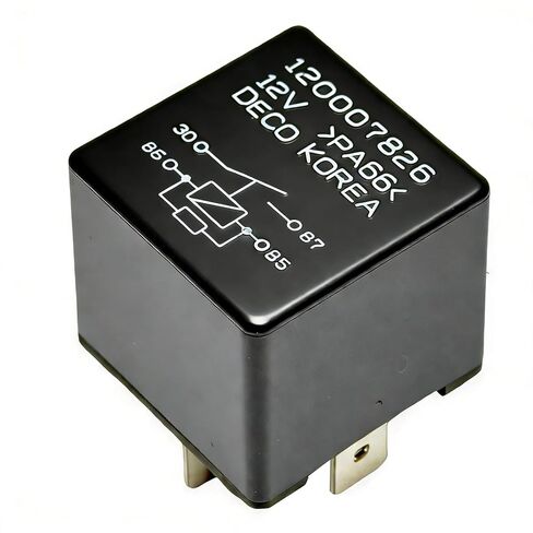 120007826 12V 40A 4-Pin مرحل مروحة تكييف الهواء مفتوح عادة in Kuwait