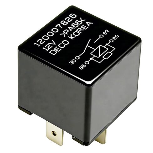 120007826 12V 40A 4-Pin مرحل مروحة تكييف الهواء مفتوح عادة in Kuwait