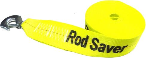 WS3Y20 - Aftermarket Replacement Heavy-Duty Winch Strap Replacement - Yellow - 3 Inch X 20 Compatible with Rod Saver in Saudi Arabia