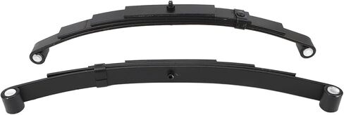 Acouto 3500lbs Single Trailer Axle Suspension Kit, Metal Strong Bearing Capacity 4 Leaf Spring, U Hanger Kit. Seamless Replacement, High Grade Construction, Excellent Stability in Saudi Arabia