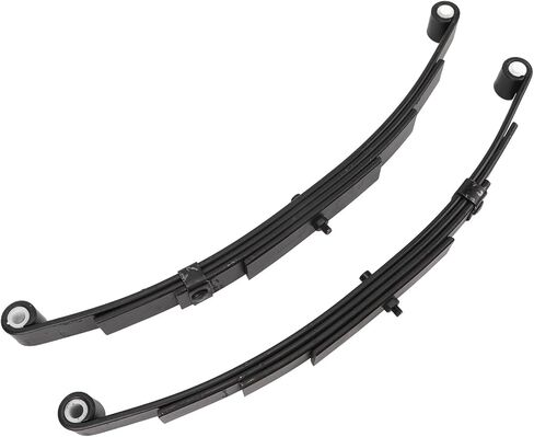 Acouto 3500lbs Single Trailer Axle Suspension Kit, Metal Strong Bearing Capacity 4 Leaf Spring, U Hanger Kit. Seamless Replacement, High Grade Construction, Excellent Stability in Saudi Arabia