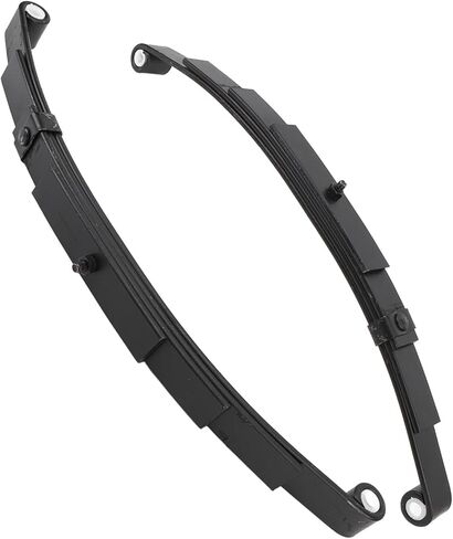 Acouto 3500lbs Single Trailer Axle Suspension Kit, Metal Strong Bearing Capacity 4 Leaf Spring, U Hanger Kit. Seamless Replacement, High Grade Construction, Excellent Stability in Saudi Arabia