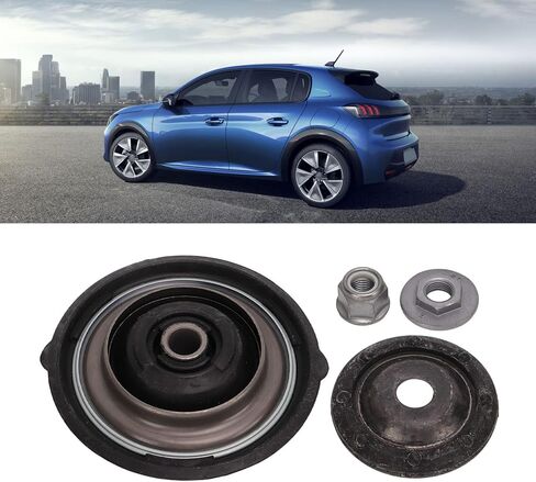Acouto Front Shock Repair Kit, Rubber and Aluminum Alloy Suspension Strut Repair Kit with Gaskets and Rubber Rings, Replacement for C4, 307 in Saudi Arabia