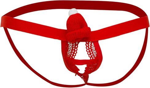 Rooster Shaped Thongs for Men, Funny Novelty Animal Underwear Cute Costume Christmas Party Mens G-String Thong in Saudi Arabia