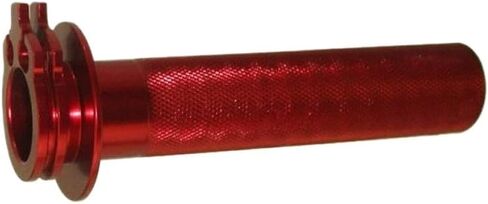 أنبوب خانق بمقبض من الألومنيوم الخام متوافق مع CRF110 CRF125F دراجة نارية الترابية (أحمر) in Kuwait